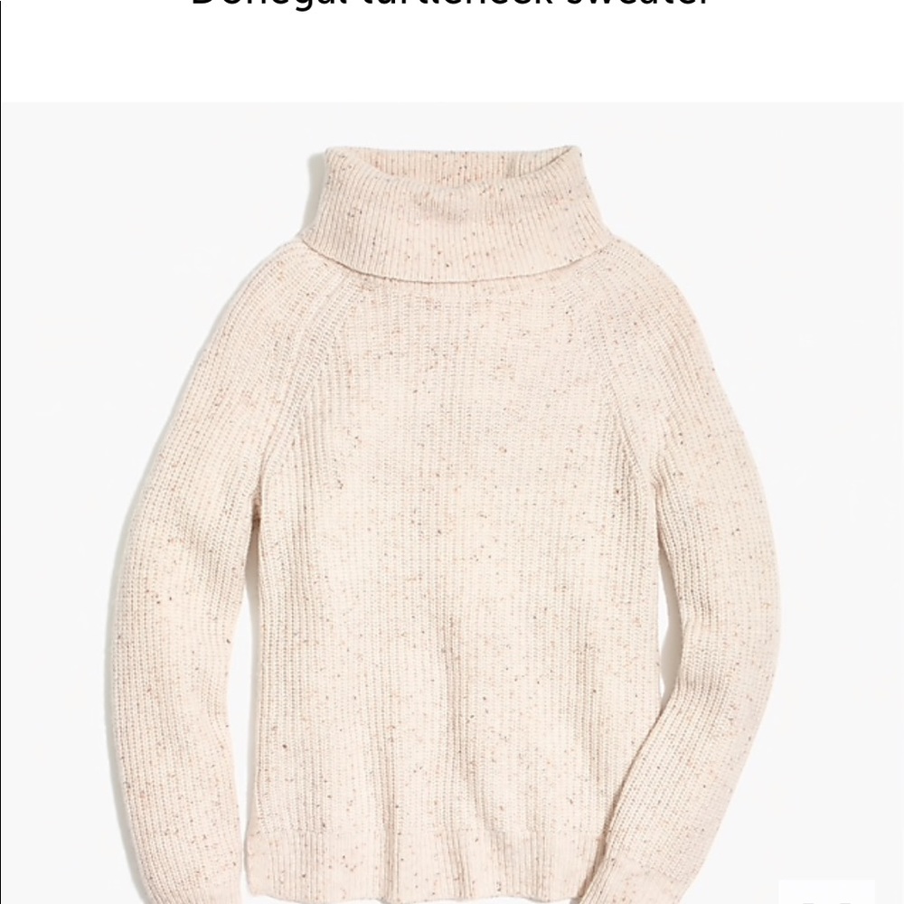 J. Crew Factory Donegal Turtleneck Sweater